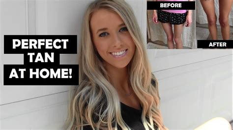 How To Achieve A Perfect Tan At Home All Drugstore Products Youtube