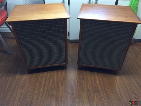 Vintage Jbl D123 16 Ohm Speakers In Teak Cabinets For Sale Canuck