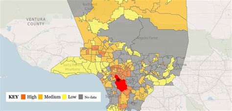 The Most Dangerous Areas In Greater Los Angeles Criminal Stats
