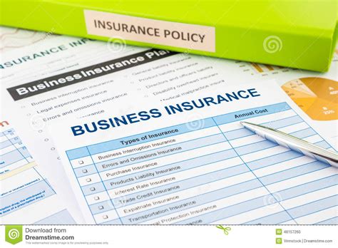 Insurance risk managers also scrutinize insurance claims and factors that can contribute to claims. Business Insurance Planning For Risk Management Stock Photo - Image of binder, concept: 46157260