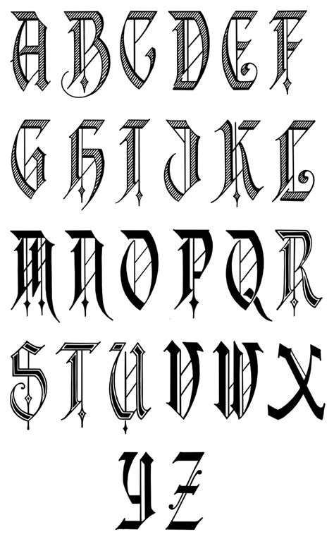 Calligraphy Alphabet January 2013