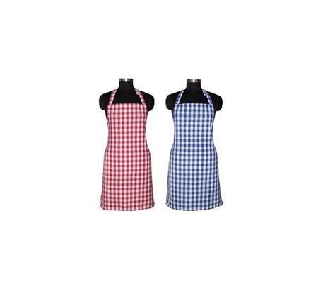 Red And White Cotton Kitchen Apron Packaging Type Packet Size Free At Rs 50 In Mumbai