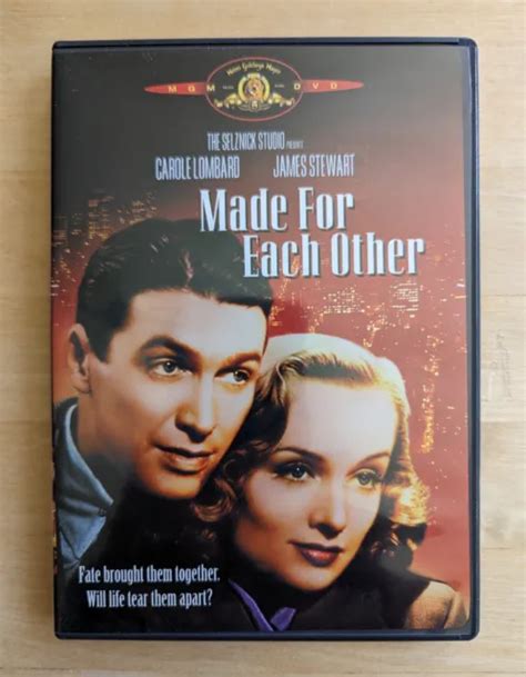 MADE FOR EACH Other DVD Carole Lombard James Stewart MGM 1939 Like