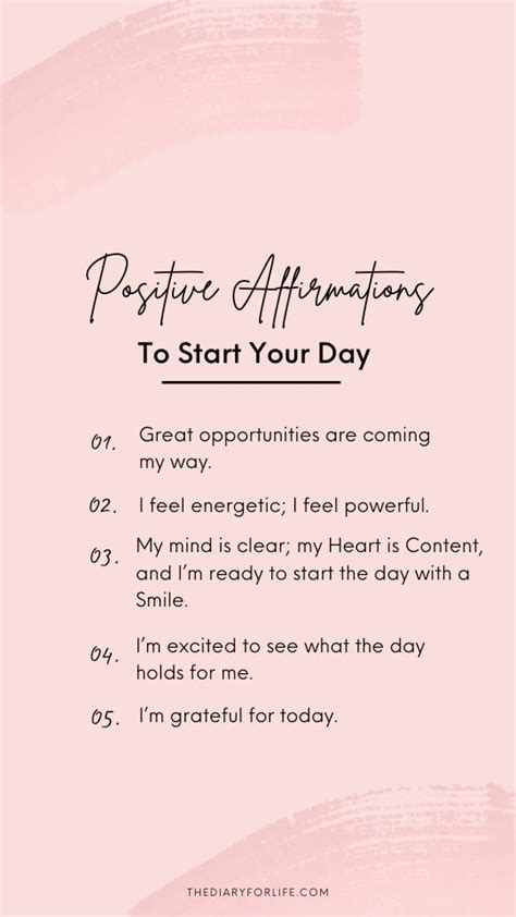 Powerful Positive Affirmations To Start Your Day With Confidence