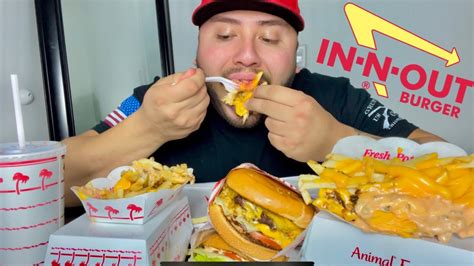 I Can T Stop Eating IN N OUT BURGER MUKBANG EATING SHOW YouTube