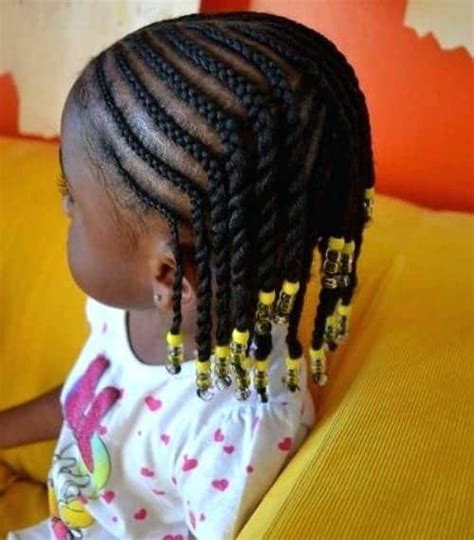My favorite part is that even though she has when i'm done with braiding, i make a pattern with the beads and add them to each braid using a bead wand. Braids with beads for black little girl. 10 Elegant Little ...