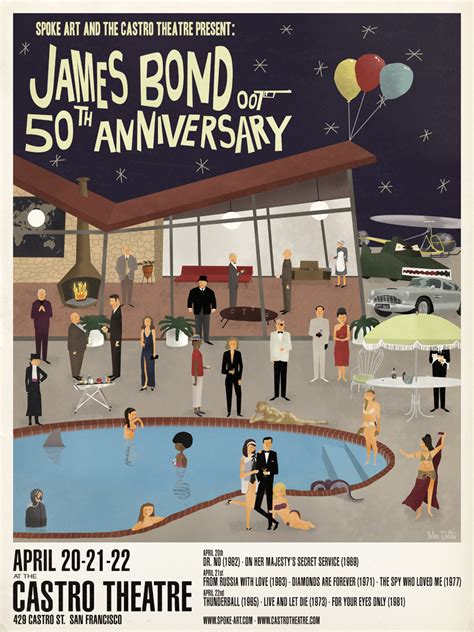 Illustrated 007 The Art Of James Bond 50th Anniversary Artwork