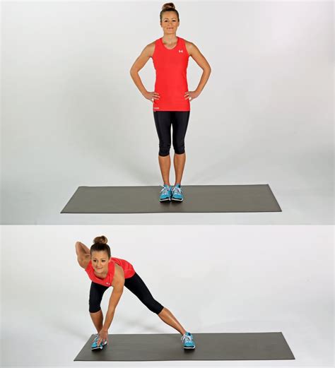 Right Side Lunge 5 Minute Thigh Workout Popsugar Fitness Photo 1
