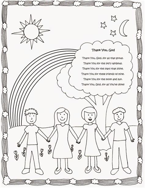 Drawn2bcreative Cute And Free Coloring Page With Thank You God P