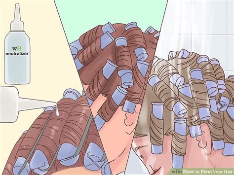 How To Perm Your Hair With Pictures Wikihow Your Hair Hair Perm
