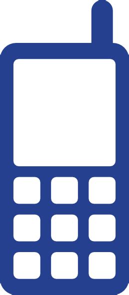 Blue Phone Symbol Clipart Best