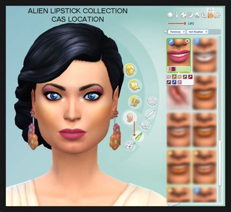 Mod The Sims Jeffree Star Alien Lipstick Collection By Simmiller