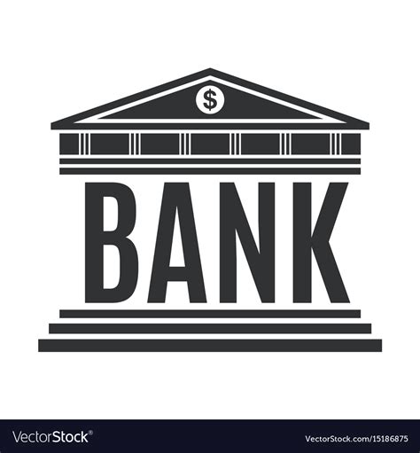 Bank Concept Icon Isolated On White Background Vector Image