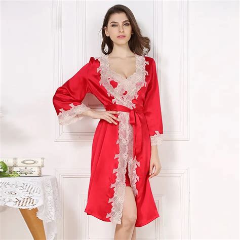Buy 100 Silkworn Silk Women Sleeping Robe Nightdress Two Piece Sets Summer