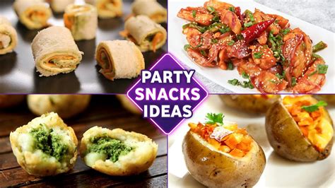 Variations include tomatoes, prosciutto, halloumi and spinach, or just plain bread and tomatoes. Party Snacks Ideas | 4 BEST Starter Recipes For Parties ...