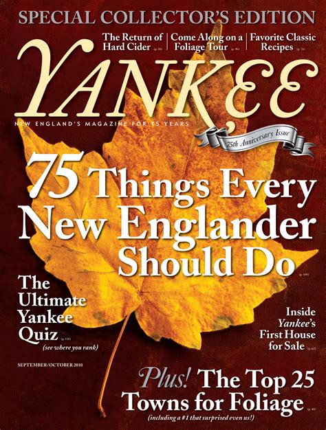 Yankee Cover September 2010 New England