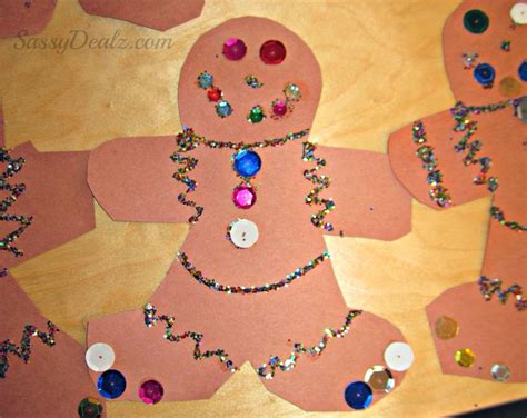 Construction Paper Gingerbread Man Gingerbread Crafts Christmas
