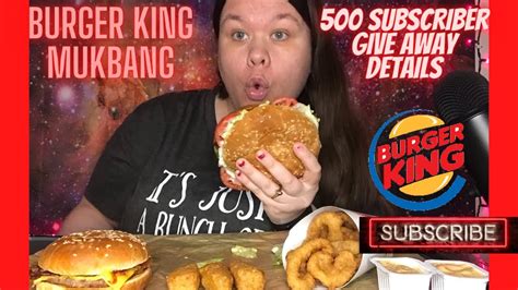 ~burger King Loaded Whopper Mukbangeatingshoweatwithme500 Subscribers Give Away Details