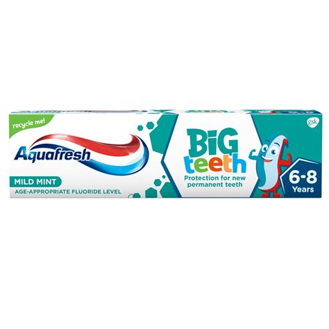 Aquafresh Big Teeth Toothpaste For Kids 6 8 Years 75 Ml Storefront En