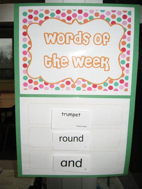 Tales Of A Reading Specialist Words Of The Week