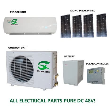 1ton 15ton 2ton 100 Dc48v Solar Air Conditioner Off Grid With Solar
