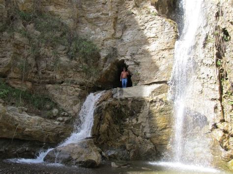 Hikes in orange county with waterfalls. Black Star Canyon Waterfall in Santa Mountains located in ...