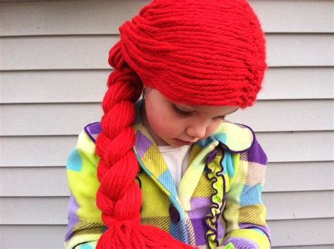 Jessie Wig Red Yarn Wig Jessie Cosplay Wig For Women T Etsy Yarn