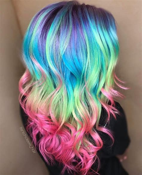 See This Instagram Photo By Rebeccataylorhair 6044 Likes Rainbow