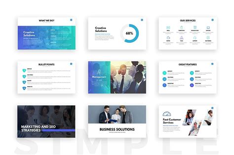 Clean Powerpoint Template By Slideforest On Creativemarket Clean