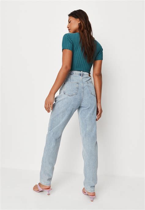 Tall Blue Vintage Mom Jeans Missguided