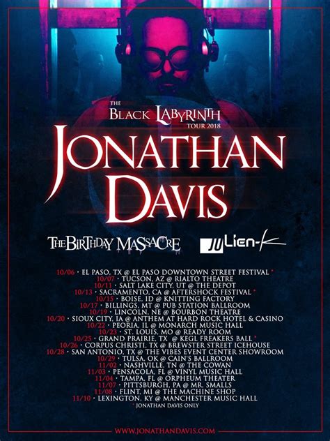 Jonathan Davis Announces Us Fall Tour Dates Metal Insider