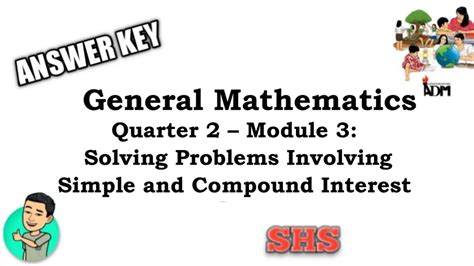 General Mathematics Quarter 2 Module 3 Answer Key Youtube
