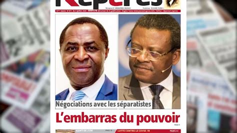 Revue De Presse Camerounaise Du 08 Juillet 2020 Youtube