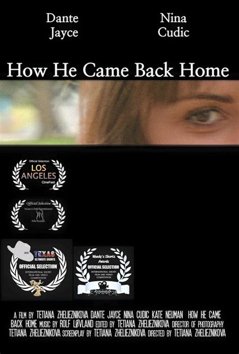 How He Came Back Home Global Short Film Awards Cannes