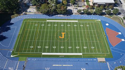 Shaw sports turf director of research and innovation philipe aldahir talks about their artificial grass products available for baseball purposes. Jefferson High School - Shaw Sports Turf