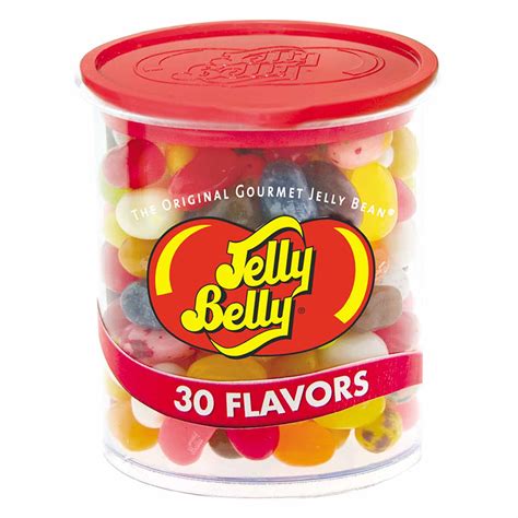 Jelly Belly 30 Assorted Flavors Jelly Beans 7 Oz Clear Can