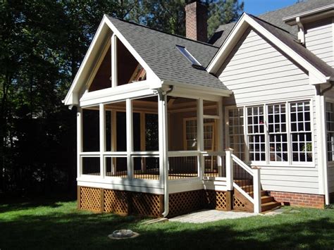 Gable Roof From Wilmington Deck And Screen Porch Builder Serving Snead