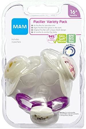 Mam Variety Pack Baby Pacifier Includes Types Of Pacifiers Shape