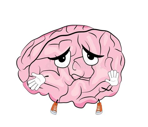 Sad Brain Cartoon Stock Illustration Illustration Of Mind 47922082