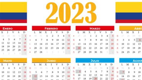 Calendario 2023 En Colombia Conoce Cuántos Días Festivos Y Feriados