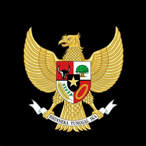 Burung Garuda Lambang Nkri Emblems Indonesian Flag Indonesia