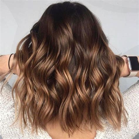 Usually, a mix of warm and cool tones can create 5. 28 Incredible Examples of Caramel Balayage on Short Dark ...