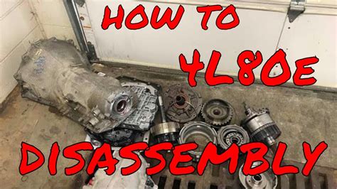 How To 4l80e Transmission Disassembly Youtube