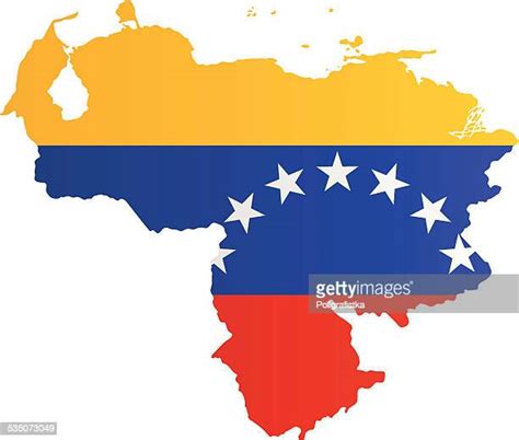Venezuela Map Flag Photos And Premium High Res Pictures Getty Images