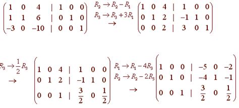 Inverse of Matrix by Gauss-Jordan elimination Aljabar linier 2011-2012