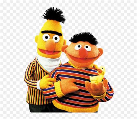 Bert And Ernie In Png Form Bert And Ernie From Sesame Street Free