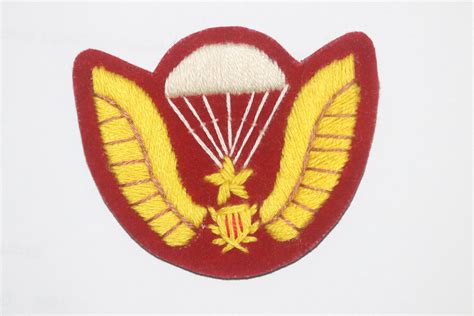 Us Army South Vietnamese Army Parachute Airborne Beret Badge Hand Sewn Arvn Ab Insignia
