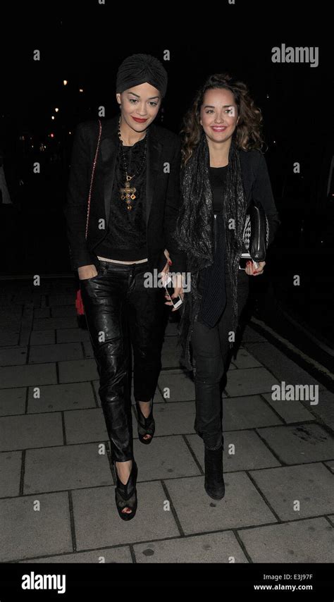 Rita Ora Steps Out With Sister Elena In Mayfair For A Late Birthday
