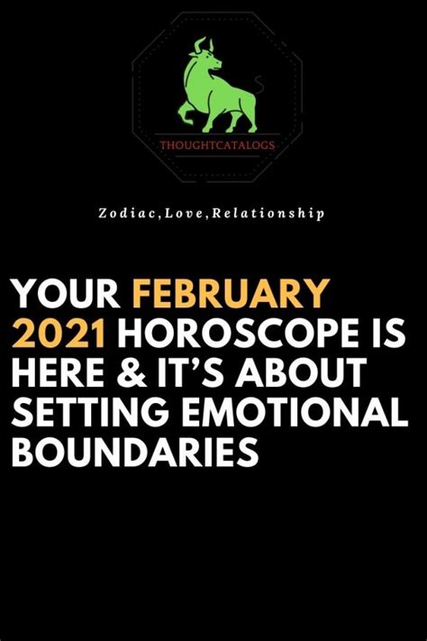 Your February 2021 Horoscope Is Here And Its About Setting Emotional
