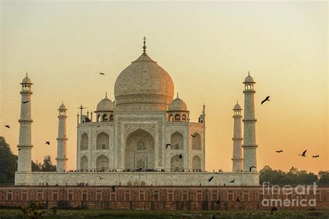 Taj Mahal At Sunset 01 Photograph By Werner Padarin Fine Art America
